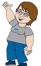 Cartoon character of Jennifer Stone of Imprintability.