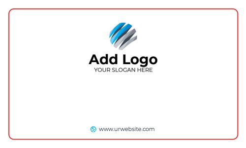 Front side of a mocked up business card for personal design.